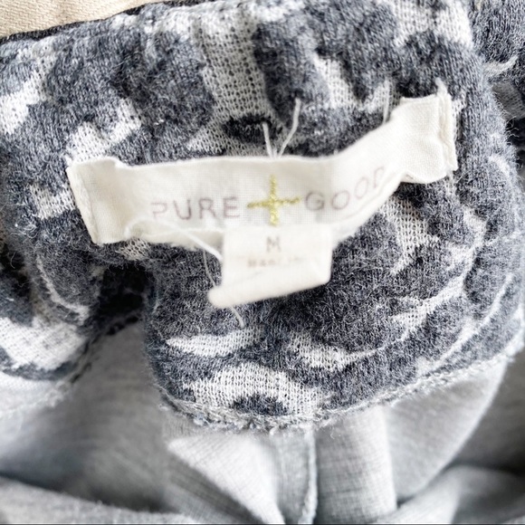 Anthropologie Pure + Good Jacquard Trimmed Leggings Size Medium - Picture 10 of 10